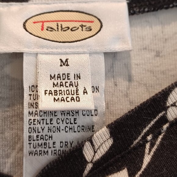 Talbots Top M - Picture 2 of 3